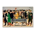 Trademark Fine Art Vintage Apple Collection 'Underground Business' Canvas Art, 16x24 ALI6257-C1624GG